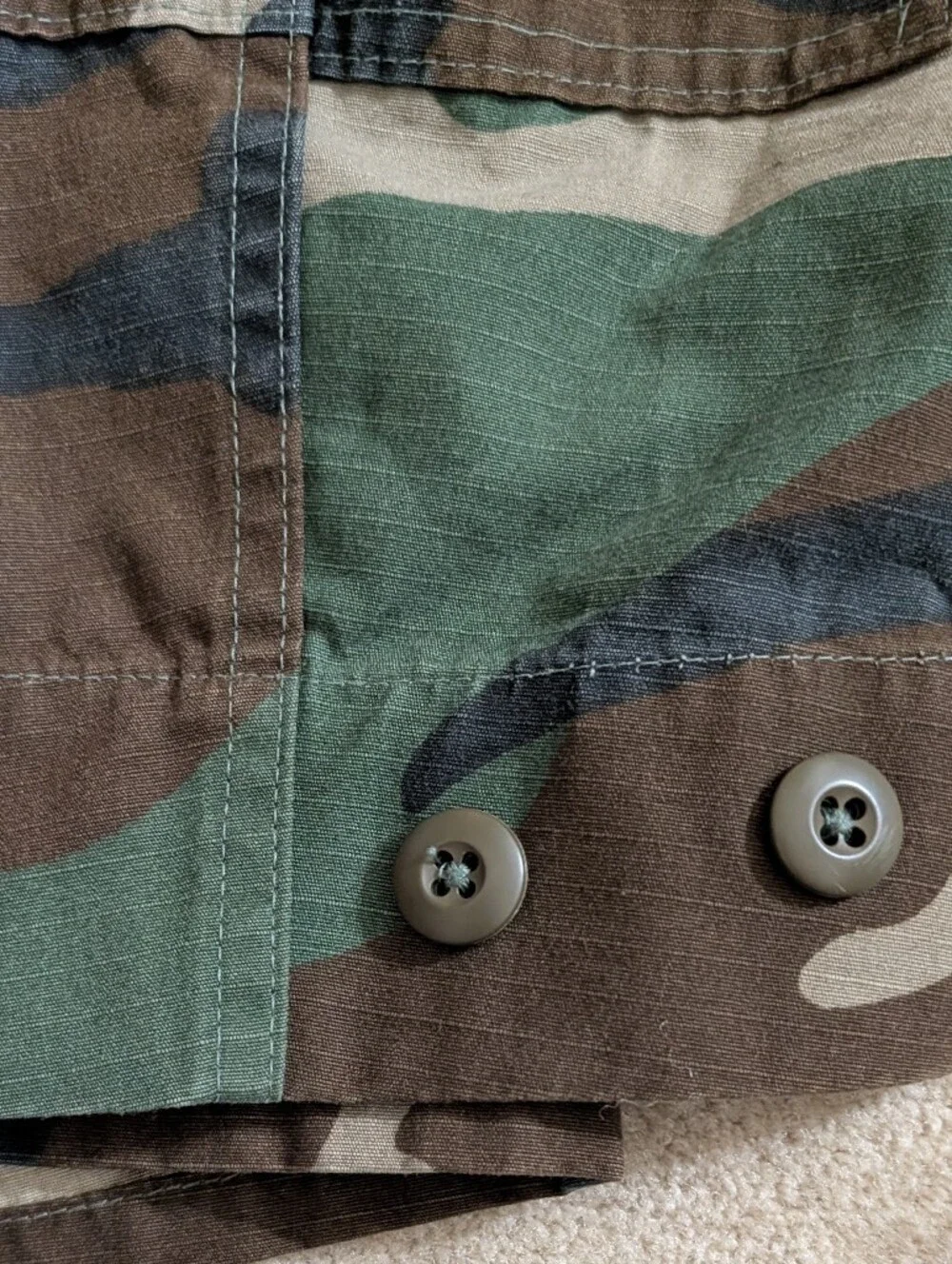 Propper Public Safety Woodland Camo BDU Jacket Combat Coat Size M‎ Regular